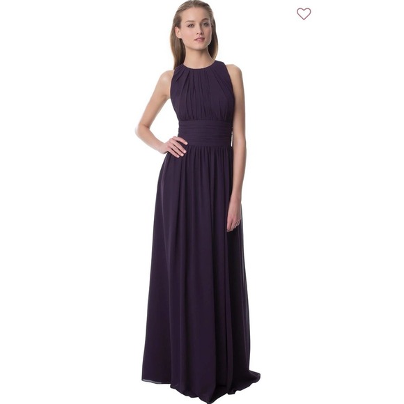 Bill Levkoff Elegant Purple Gown 10 - Picture 1 of 6